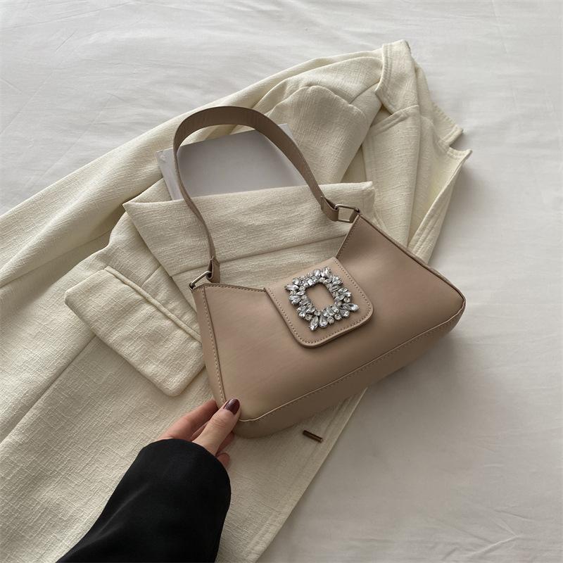 Underarm Bag Women's Fashionable Summer New Fashion Simple Niche Design High-Pretty One-Shoulder Crescent Bag