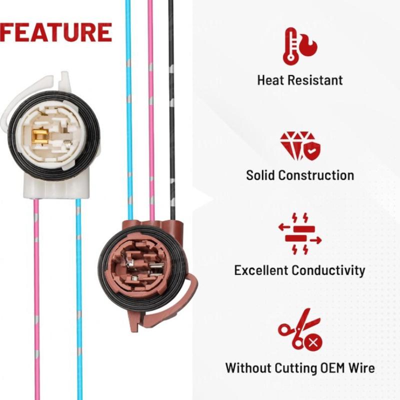 1Pcs T25 3156 3157 Female Socket Car Lamp Lights Adapter Connector Led Socket Adaptor