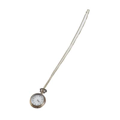 Retro Flip Type Unisex Alloy Simple Quartz Analog Pocket Watch Necklace Jewelry
