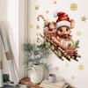 A Variety Of Hand-Painted Christmas Atmosphere Animal Bronzing Wall Stickers Decorate Children'S Room Bedroom Background Self-Adhesive Wall Stickers