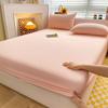 Mattress Covers with Elastic Band Solid Color 1pc Fitted Sheet Soft Comfort Mattress Protector (Without Pillowcase)