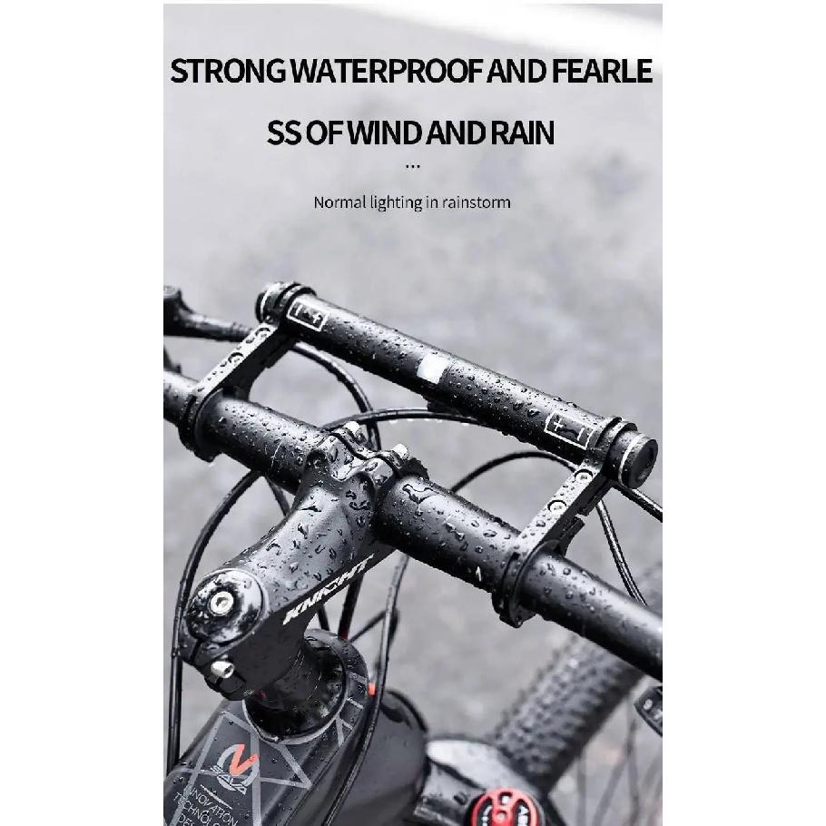 ESLNF 4000mAh Akumulatorowy Aluminiowy Stojak Rozszerzający Kierownicę Rowerową Rozszerzenie Kierownicy Roweru z Power Bankiem