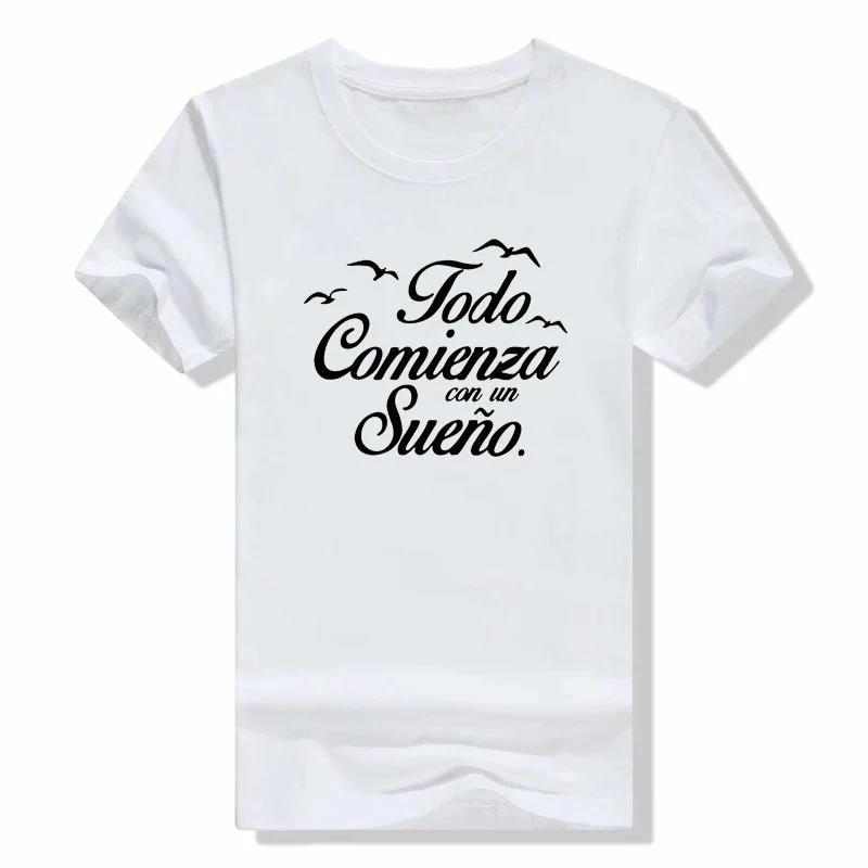 

Мужская футболка Y2k с коротким рукавом и круглым вырезом Новинка в топах и футболках Мужская футболка Изучил Смешные испанские высказывания Фраза 70263 4XL