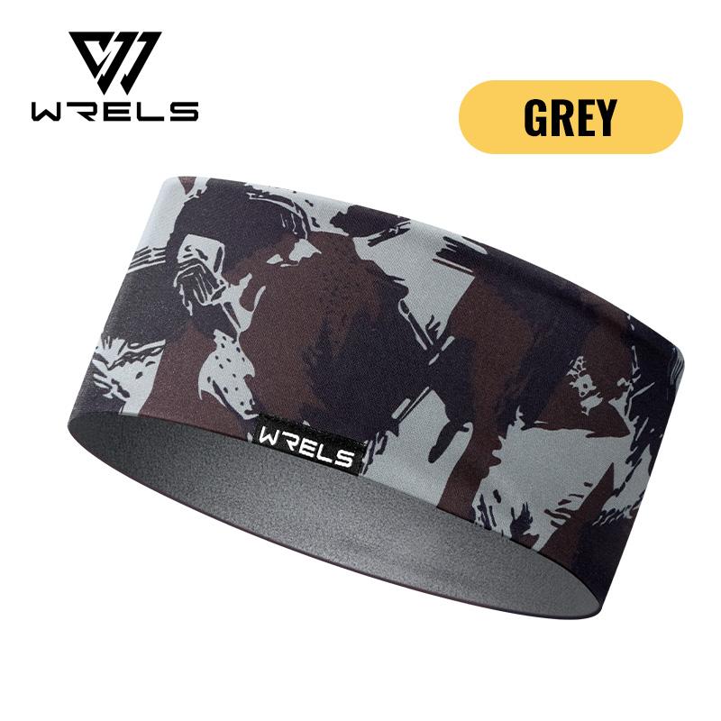 WRELS Ear Warmers Headband Windproof Sweat Bike Running Wicking Ski Sport Headband Women Men Tennis Yoga Gym Headband Ear Muffs