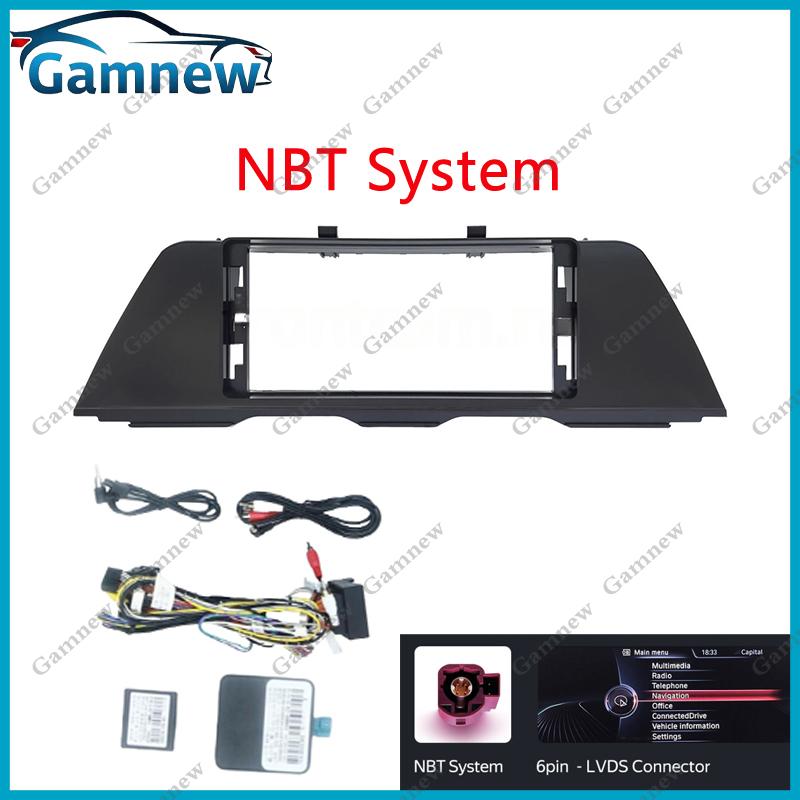 12.3 Inch Car Frame Fascia Adapter Canbus Box Decoder Android Radio Dash Fitting Panel Kit For BMW 5 (F10, F11) 2009-2017
