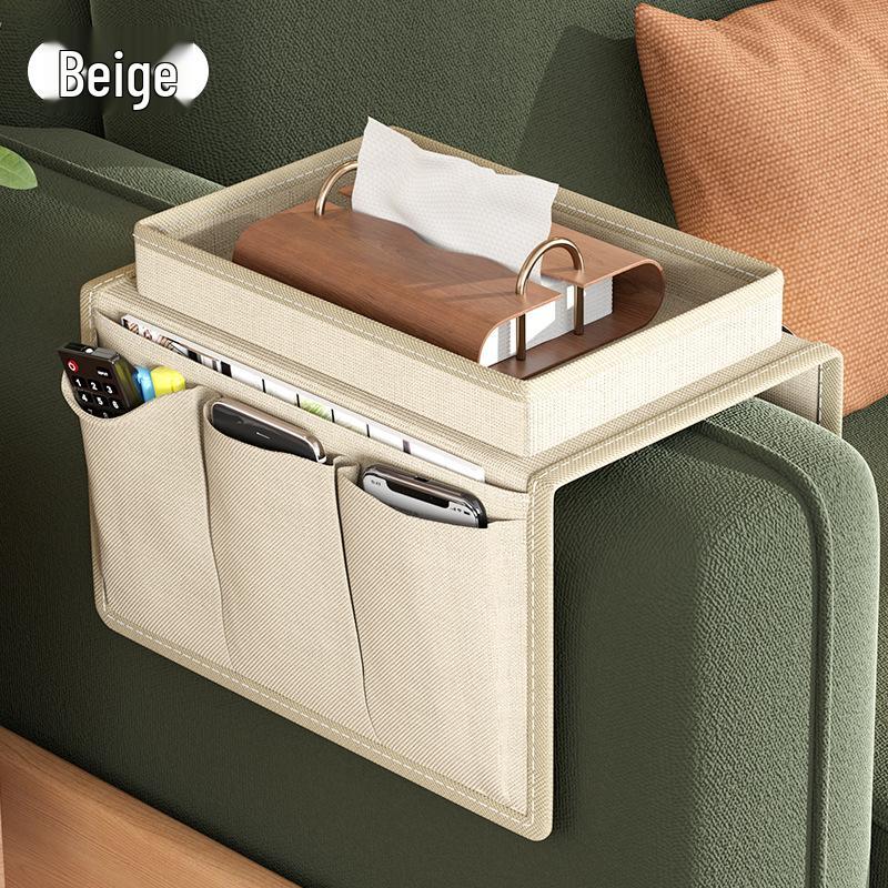 Sofa Armrest & Dormitory Bedside Storage Bag - Multifunctional Organizer for Cars & More