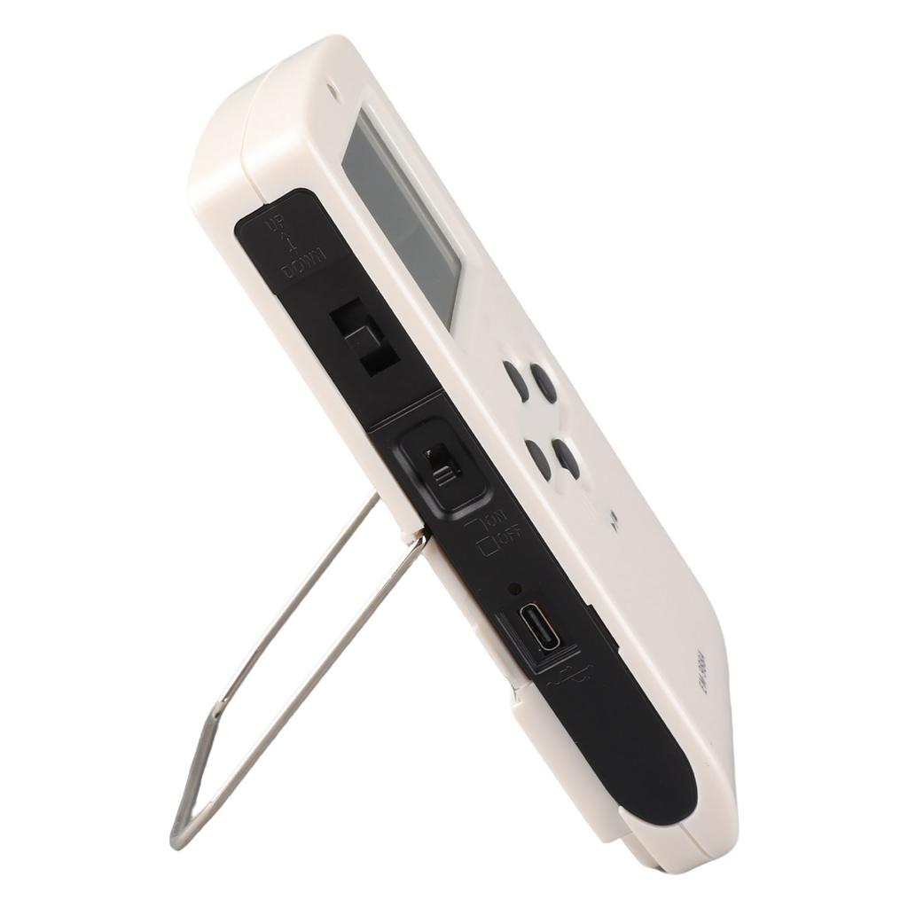 Metronom Elektrisch Einstellbar Universal LCD-Anzeige für Gitarre Klavier Bass Violine EM988AWeiß