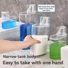 Airtight Washing Powder Storage Box Transparent with Measuring Cup Laundry Pod Bucket Large Capacity Laundry Detergent Dispenser