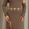 Versatile Heart Waist Chain High-End Metal Waist Chain  Women's Waist Clothing Accessories