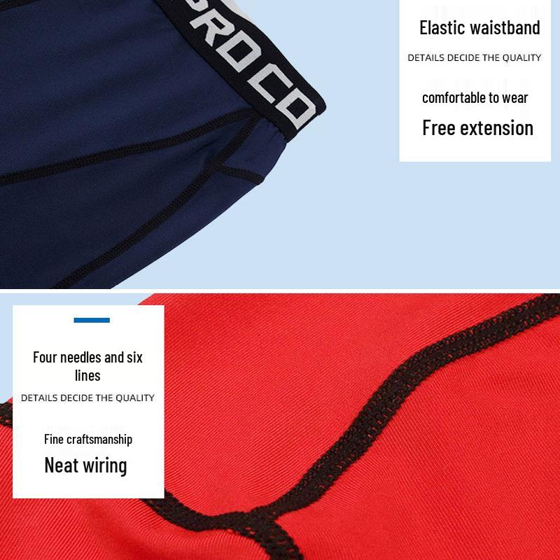 Men's Quick-Dry Compression Shorts for Running, Fitness, and Basketball - 5-Point Stretch Base Layer Athletic Pants.
