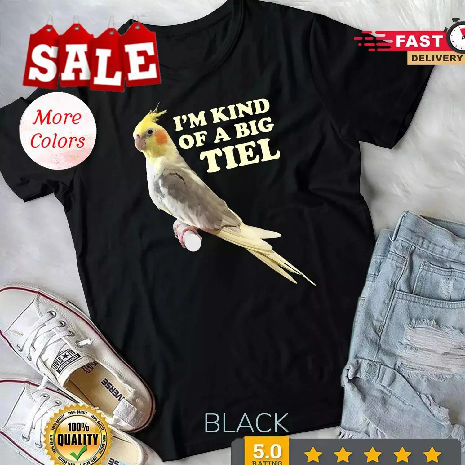 Funny Cute Cockatiel Gift For Women Men Parrot Lover T-Shirt Unisex T-shirt M