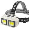 Portable USB Rechargeable Multifunctional Headlamp for Outdoor and Household Use