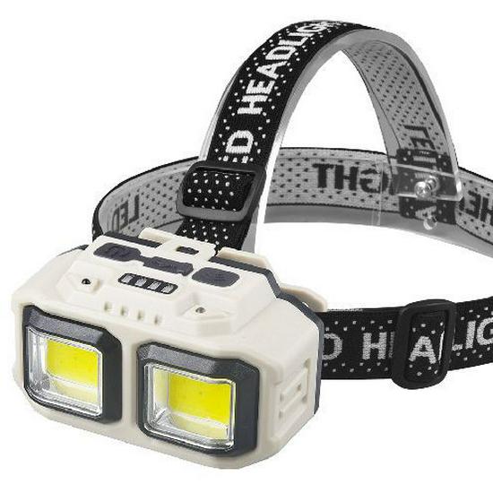 Portable USB Rechargeable Multifunctional Headlamp for Outdoor and Household Use
