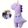 Cute Cartoon Plush Car Seat Belt Shoulder Protector & Travel Pillow Set - Fit, Comfort Head, Neck & Shoulder Support