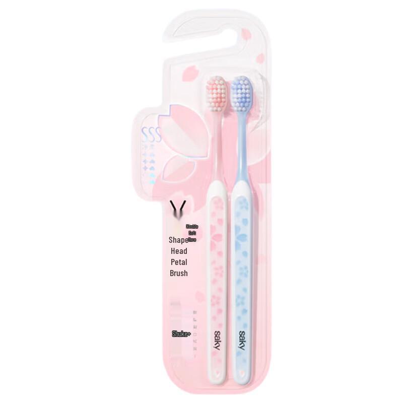 Shuke Sakura Soft Care Toothbrush Twin Pack