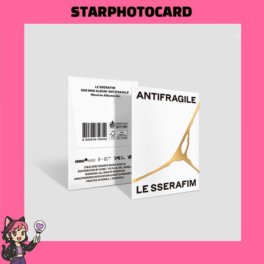 [В НАЛИЧИИ] LE SSERAFIM - 2-Й МИНИ-АЛЬБОМ ANTIFRAGILE Версия WEVERSE WEVERSE Ver