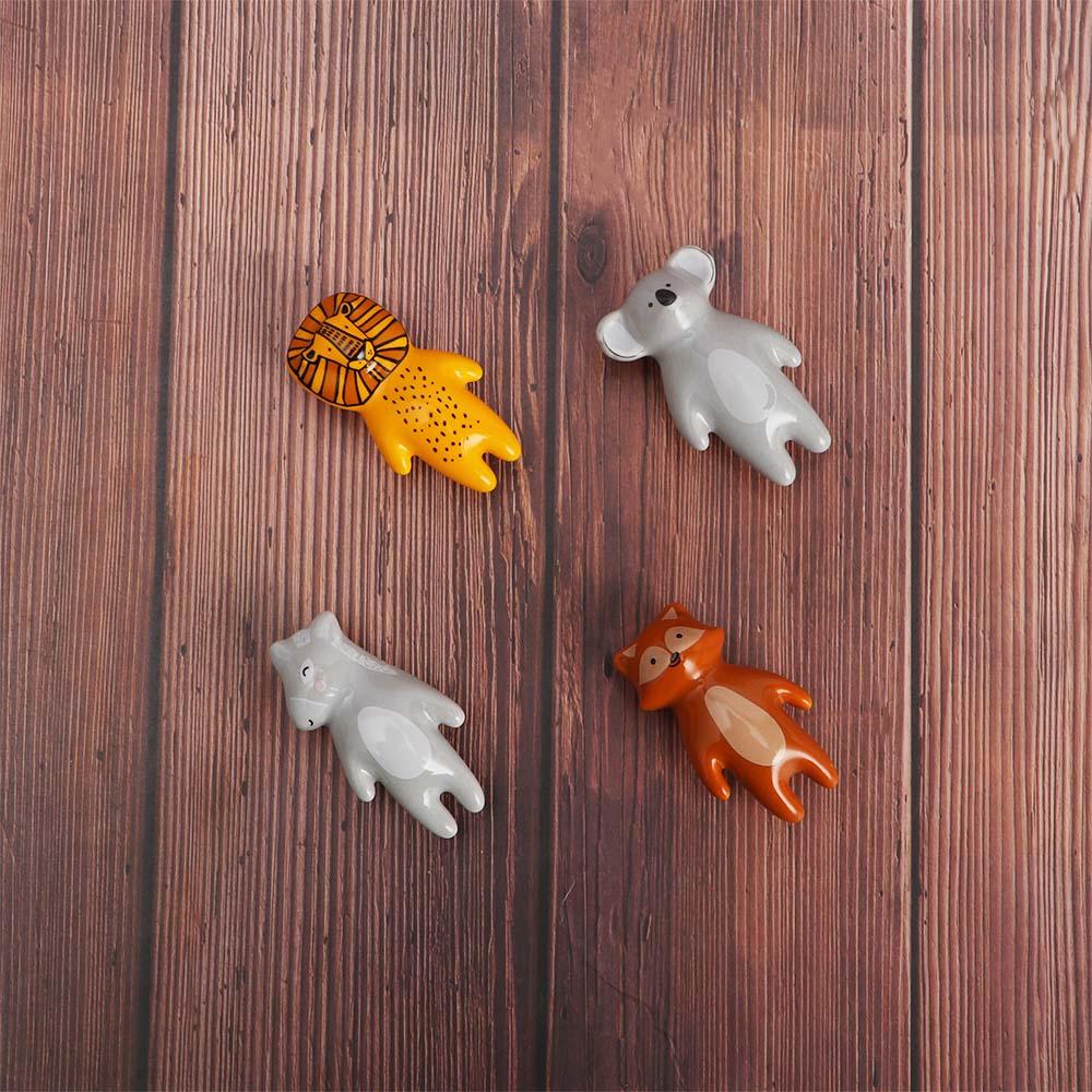 Cartoon Wall Hooks Children's Room Panda Door Knobs Drawer Pulls Cabinet Handles Furniture Hardware