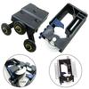 Replacement Nylon Sliding Door Pulley Plastic Black Door Roller Guide Side Mounted Pulley Wooden Door