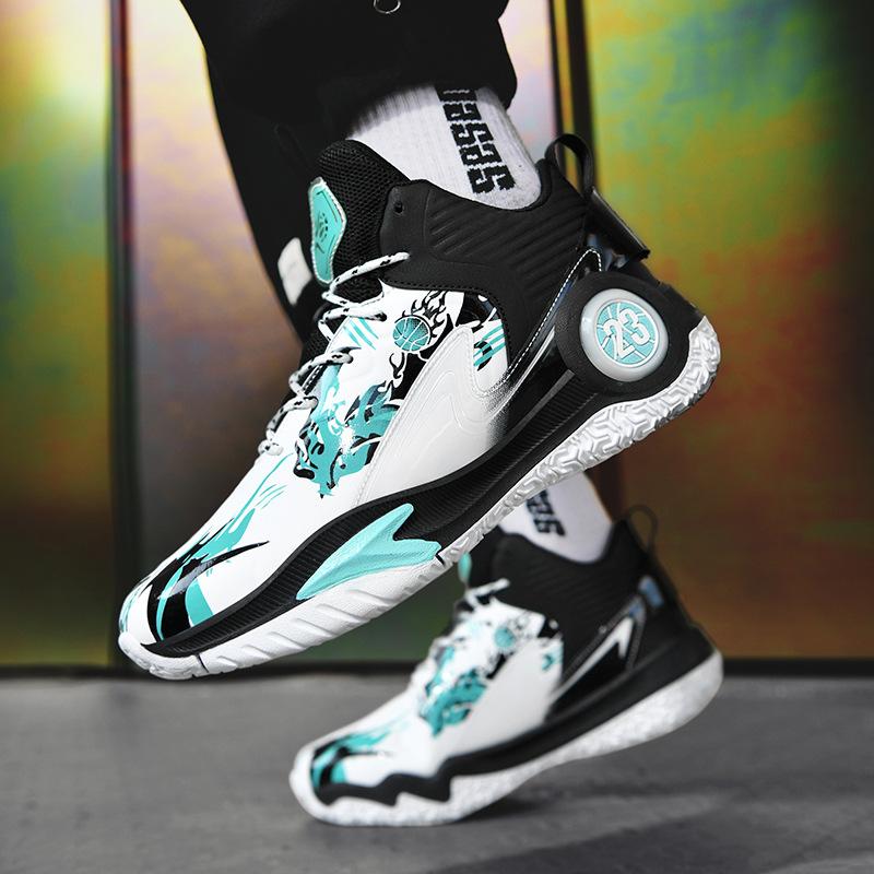 Pánska basketbalová obuv Trend so vzduchovým vankúšom s tlmením nárazov a kvalitná športová obuv na beh