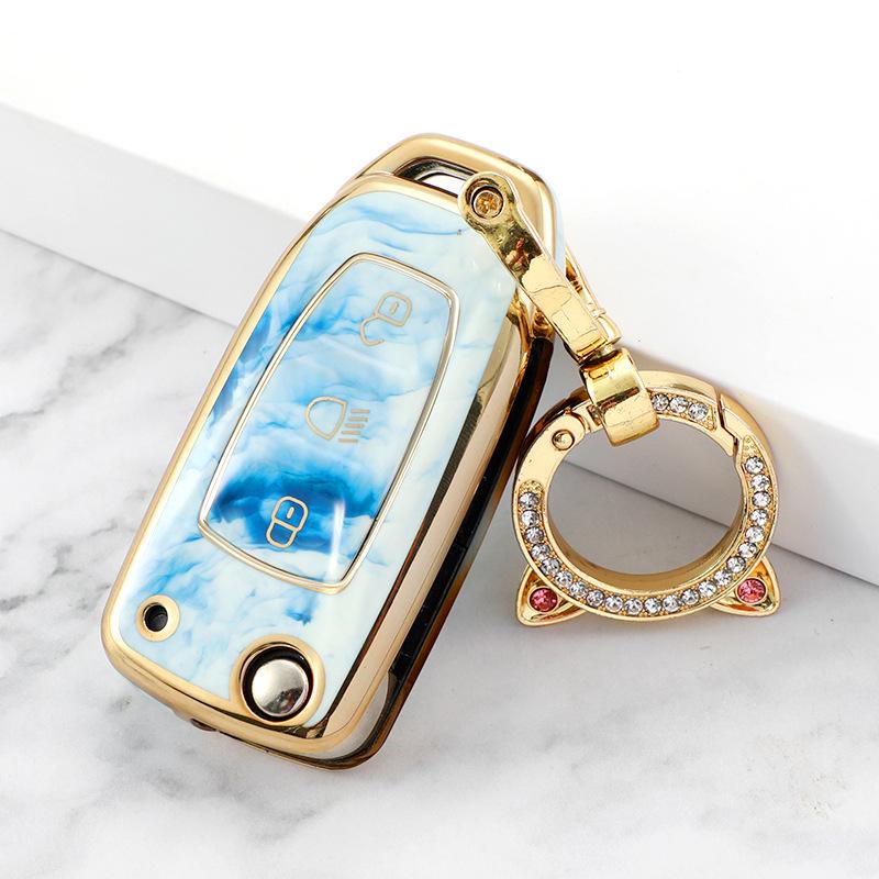 Tata Car Folding Key Case with Buckle - Cross-Border Bestseller In India