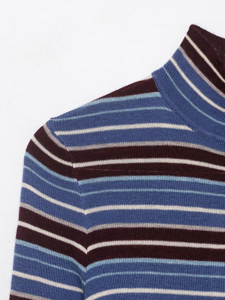 European Style Striped Knit Pullover for Women - Spring 2026 Collection