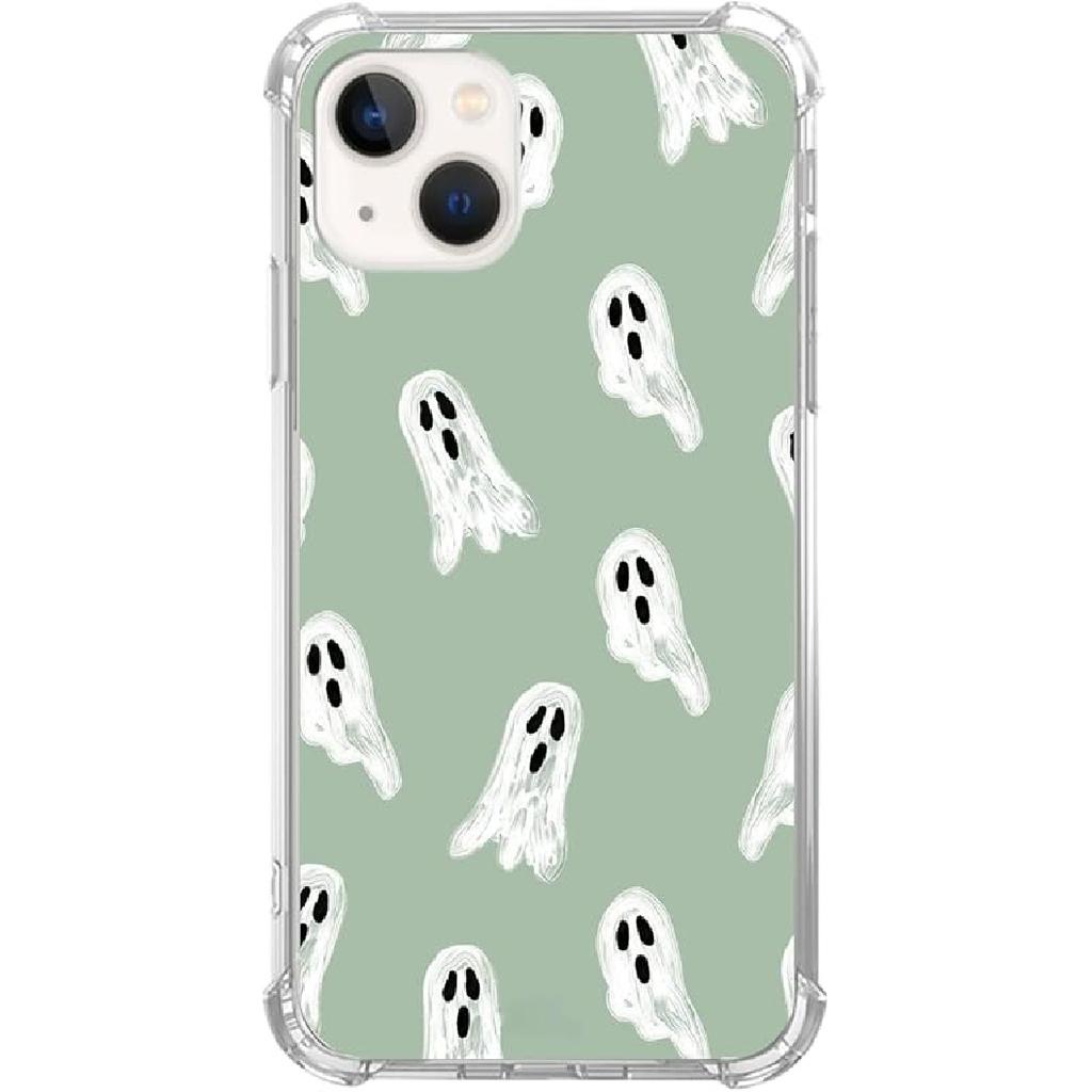 Pink White Black Christmas Trees Case Compatible with iPhone 15, Winter Christmas Cartoon Case for iPhone 15, Cool TPU Bumper Phone Case Cover