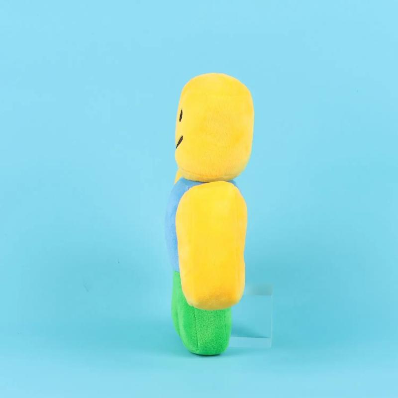 Neues 26cm Roblox Noob Plüschtier, Klassischer Blockiger Charakter Kuscheltier, Weiches Plüschtier für Gaming-Fans Sammlung & Kindergeburtstagsgeschenk