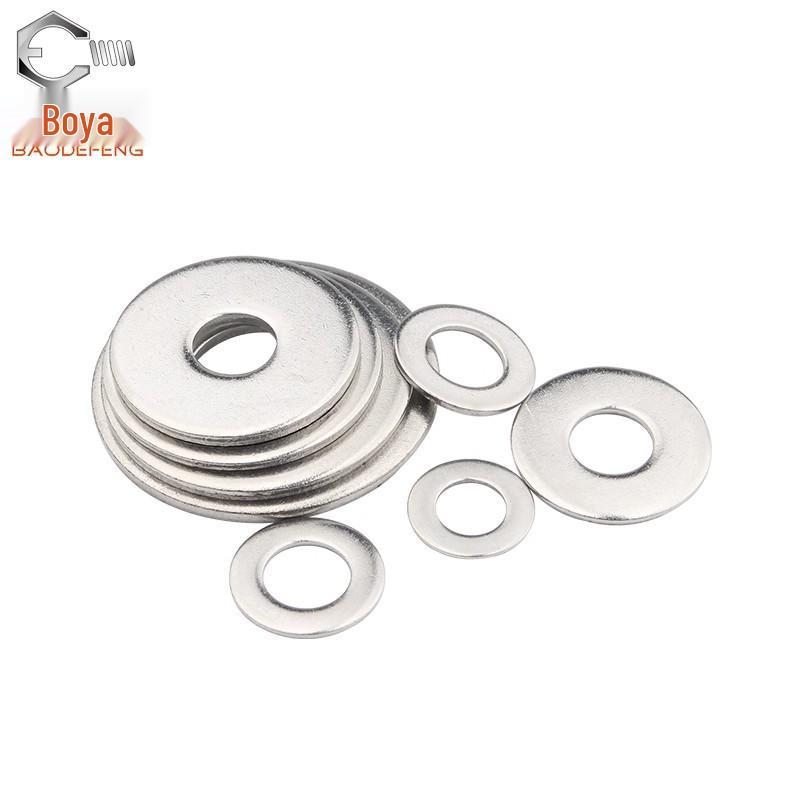 

304 Stainless Steel Flat and Thick Round Washers - M1.6, M3, M4, M5, M8, M36 M2*5*0.3