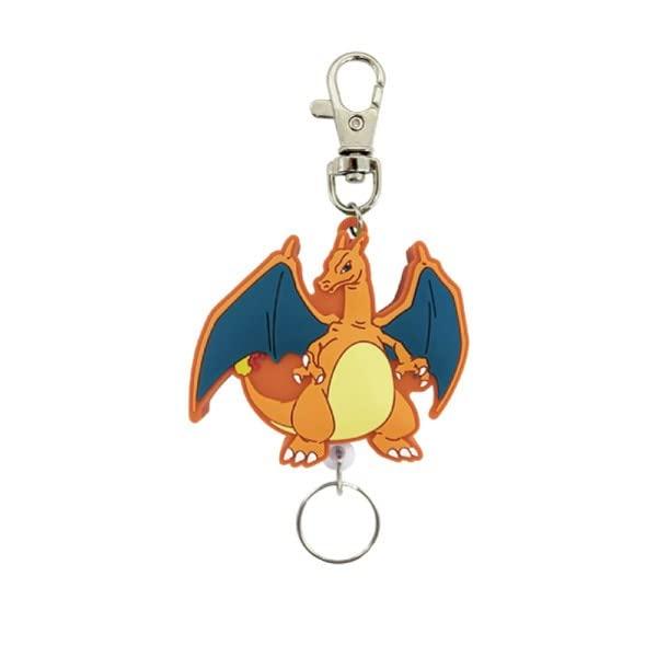 SK Japan Pokemon Rubber Reel Keychain Charizard