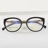 Fashion Cat Eye Leopard Eyeglasses Anti Blue Light Optical Glasses Elegant Luxury Brand Reading Eyewear Plus 0 to +6 0