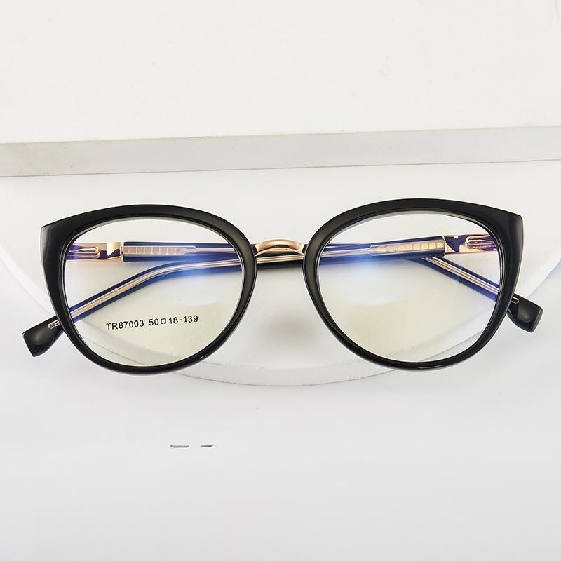 Fashion Cat Eye Leopard Eyeglasses Anti Blue Light Optical Glasses Elegant Luxury Brand Reading Eyewear Plus 0 to +6 0