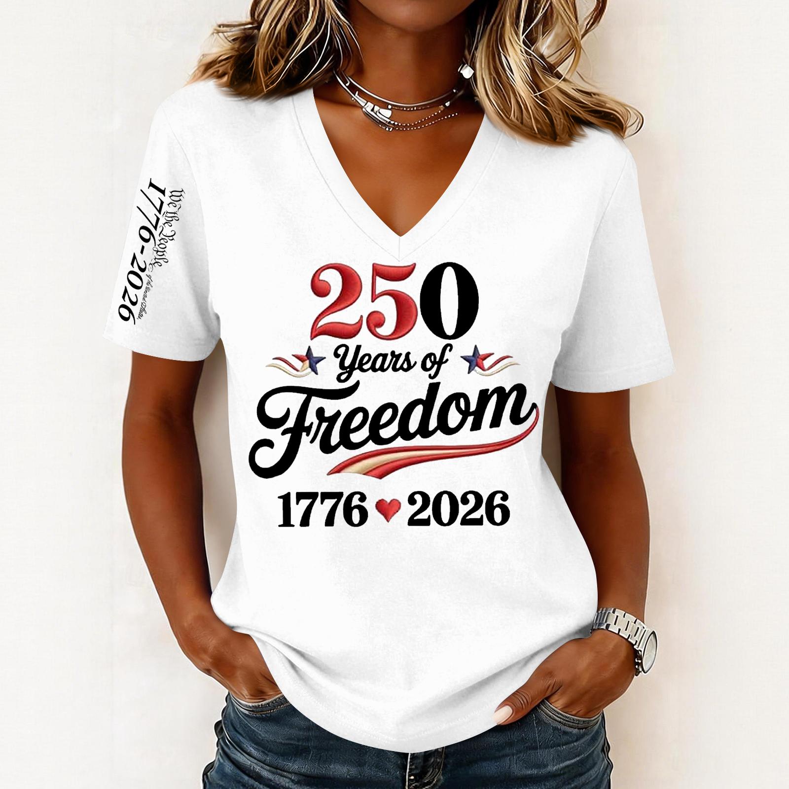 

Women s Fashion Casual Short-Sleeve Printed V-Neck Pullover Top XL білий
