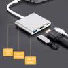 Type-C To HDMI Adapter 3-in-1 USB C Hub 4K HDMI USB PD Charging Portable Docking Stations Dongle for Projector Monitor