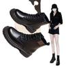 Early Autumn Boots Martin Boots Women's Autumn and Winter Cotton Shoes New Fashion Short Versatile British Style Velvet Warm