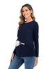 European & American 2020 Maternity Printed Long Sleeve T-Shirt