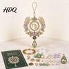 Relaxing Screen Free Activities 12 Zodiac Blessing Beaded Ornament DIY Kit Beginner Friendly Sign Handmade Constellation Ornaments Beading Craft Set,
