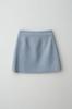 The Penny Tweed Mini Skirt - Sky Blue