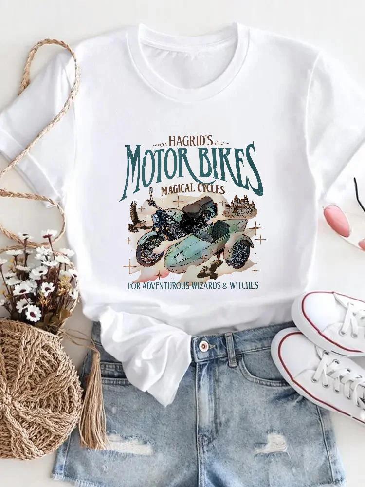 Camiseta de Verano de Manga Corta con Estampado Casual de Moda para Mujer con Patrón de Fruta de Limón, Ropa de Moda con Cuello Redondo de Tejido de Poliéster