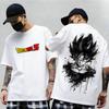 Dragon Ball Z Print Short Sleeve Cotton T-Shirt Son Goku Vegeta Men Women Clothes Harajuku Y2k Tee Vintage Summer Streetwear