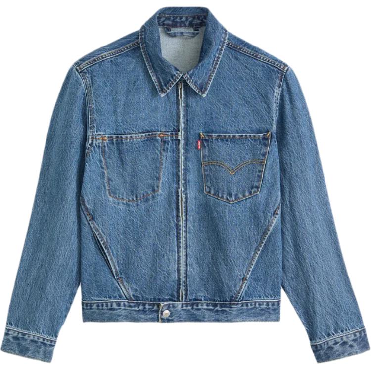 Levis Comfortable Versatile Casual Lapel Loose Denim Jacket Men Jackets 003M3-0001