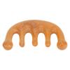 Five-Tooth Design Scalp Massage Comb Rounded Wooden Teeth Head Massage Brush  For Neck Shoulders