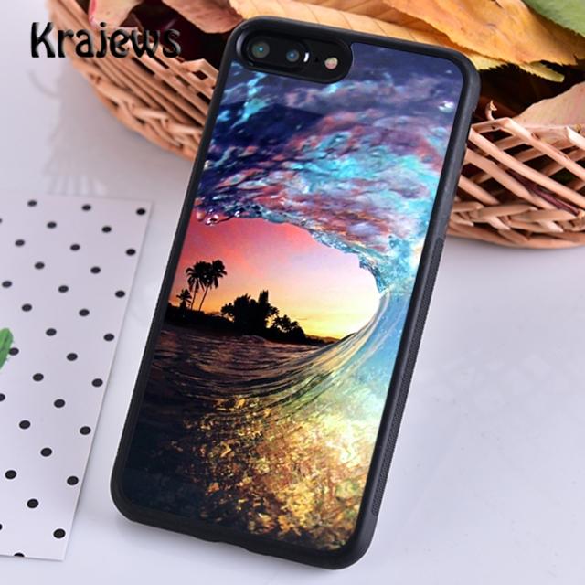 Krajews Surfer Surf Hang Loose Shaka Phone Case For iPhone 17 Air 16 15 14 Plus 11 12 13 Pro Max Coque Shell Fundas