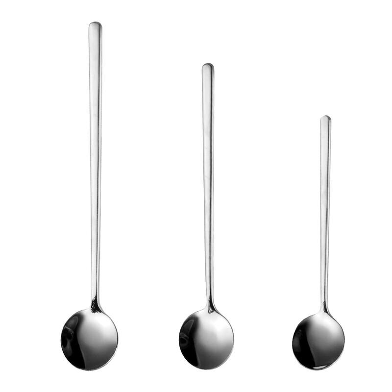 Elegant Stainless Steel Round Coffee Spoon