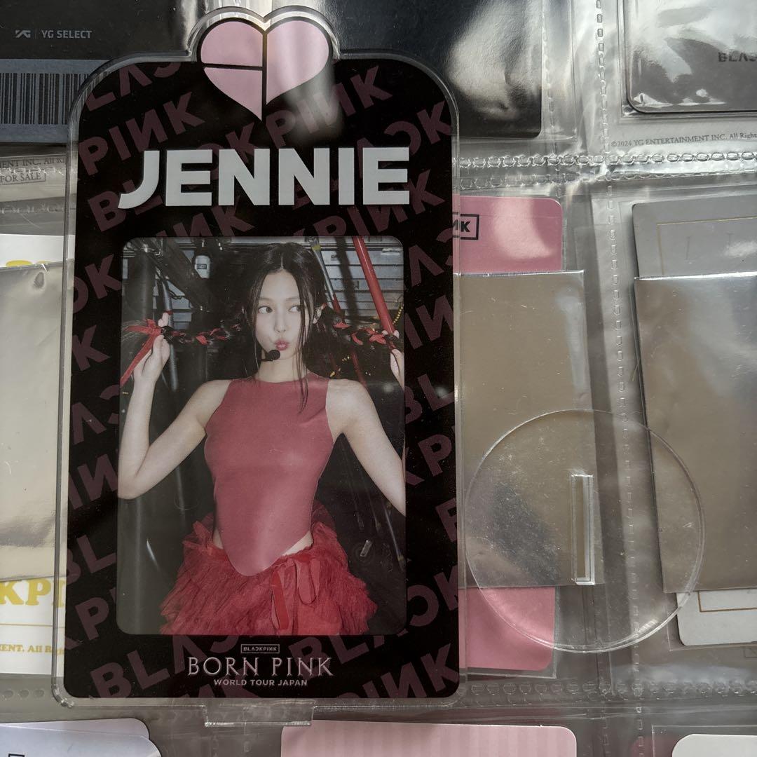 

[Б/У] подставка для торговой карты blackpink jennie bornpink