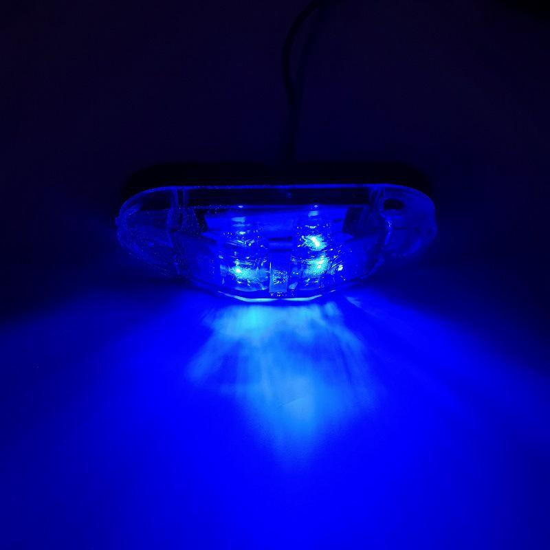Linkstyle Lot de 10 feux de position 6 LED pour remorque 12 V-24 V Ambre/rouge - Lumière de