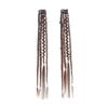 2Pcs Handmade Bohemia Clip In Hair Extensions 16/20 Inches Braided Ponytails  for Women