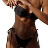 2025 Solid Color Cutout Halter Tie-Up Bikini Set