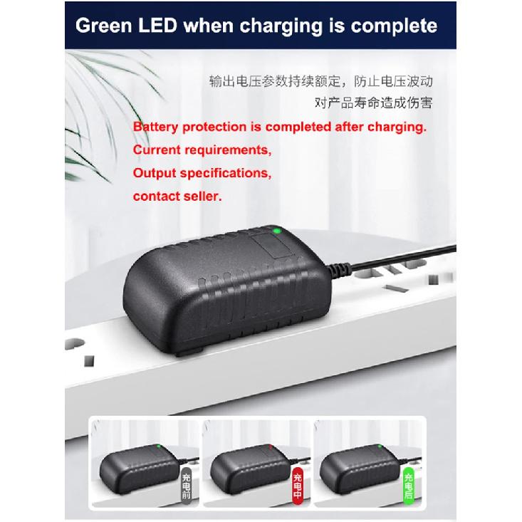 18650 Lithium Battery Charger 90 degree right angle DC 4.2V 8.4V 12.6V 16.8V 21V 29.4V 1A 2A DC Power Supply Adapter