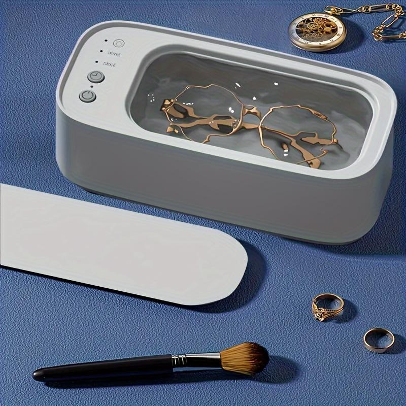 Multifunctional Ultrasonic Cleaner, Portable High Frequency 120 Hz Deep Cleaning Machine  - for Jewelry, Eyeglasses, Watches - USB Powered, Home Use