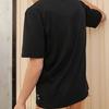 Li-Ning X Disney Pinocchio Series Hand-Painted Cartoon Print Casual Short-Sleeve T-Shirt Men Tops Black AHSS449-5